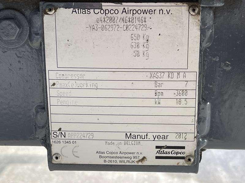 Atlas Copco XAS 37 KD Photo 4