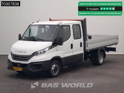 Iveco Daily 35C21 3.0L Open Laadbak Dubbel Cabine 210PK Dubbellucht t ACC LED Airco Camera CarPlay 3,5t T en vente par BAS World B.V.