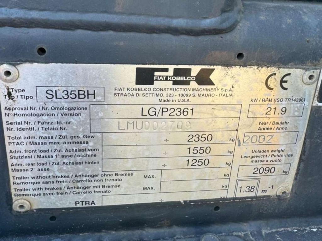 Fiat Kobelco SL35B Photo 5
