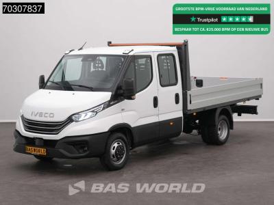Iveco Daily 35C21 3.0L Automaat Open Laadbak Dubbel Cabine 210PK Dubbellucht 3,5t Trekgewicht ACC LED Air en vente par BAS World B.V.