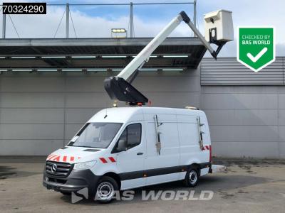 Mercedes-Benz Sprinter 314 CDI Hoogwerker 11m Werkhoogte Trekhaak Airco Cruise Camera Euro6 Arbeitsbuhne Hubarbei en vente par BAS World B.V.